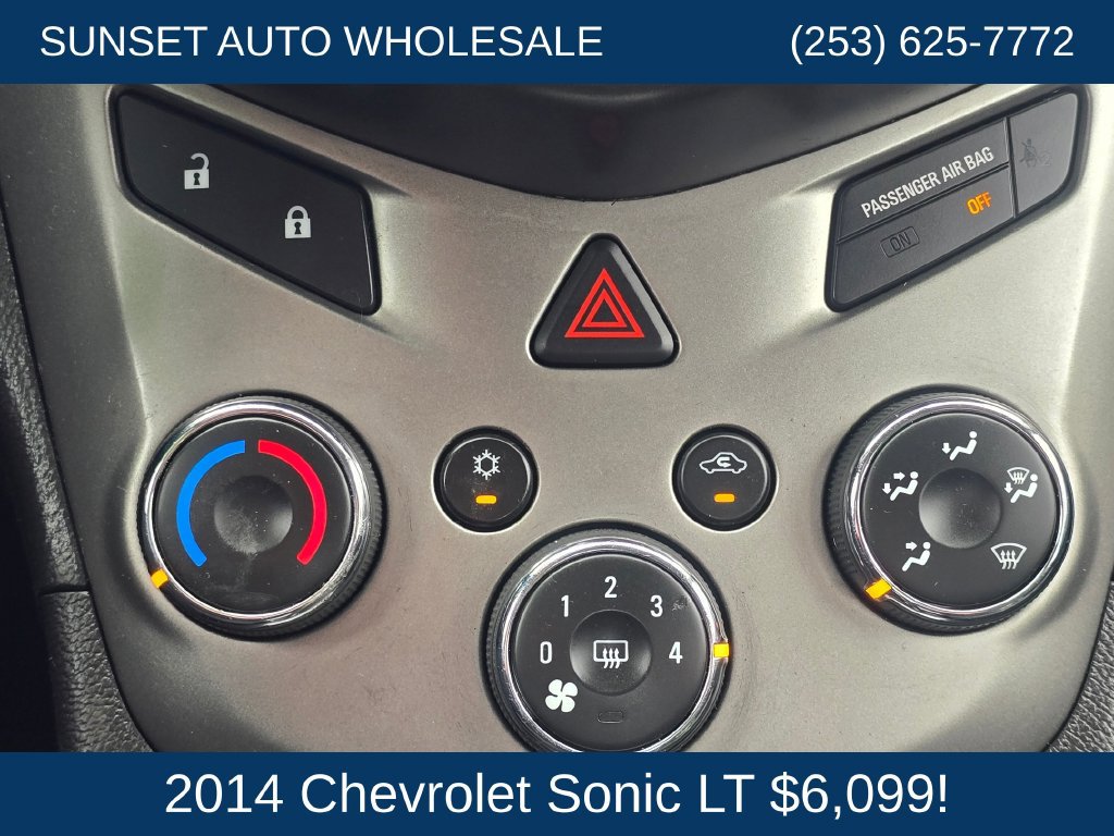 Used 2014 Chevrolet Sonic LT w/ Wheels and Fog Lamp Package FWD image 32