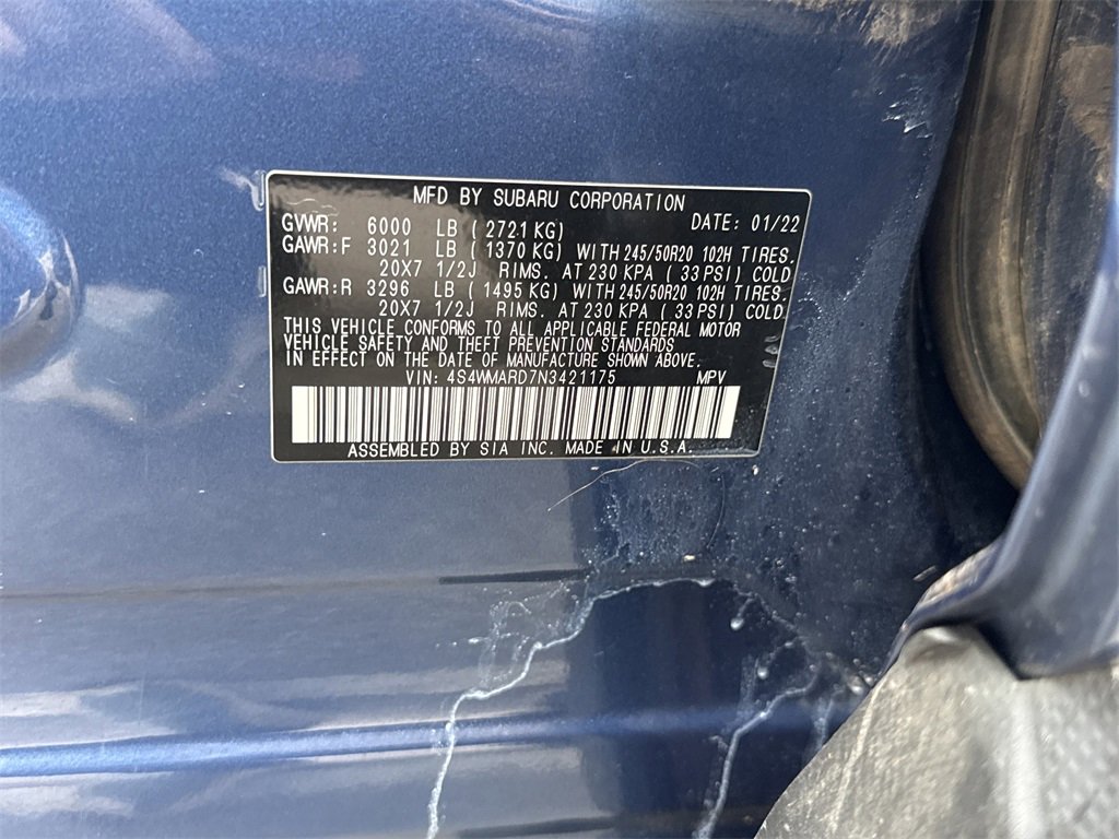 Used 2022 Subaru Ascent Touring image 39