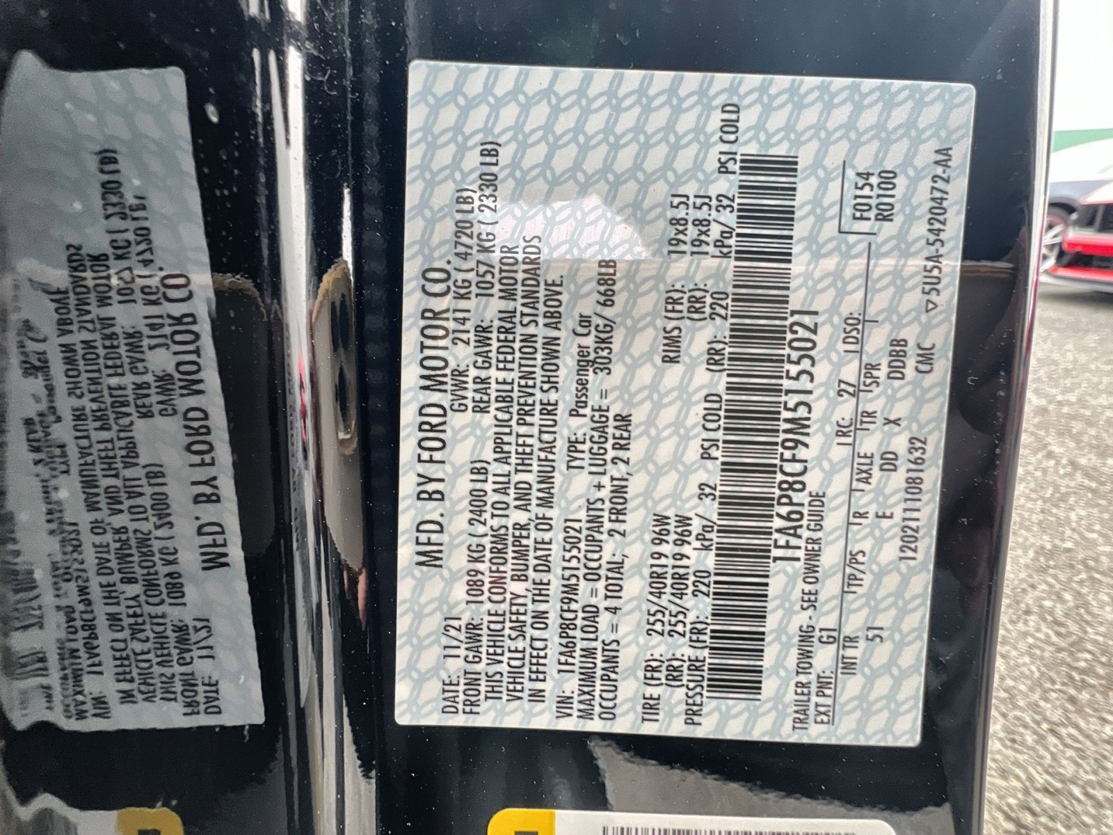 Used 2021 Ford Mustang GT Premium w/ Equipment Group 401A image 28