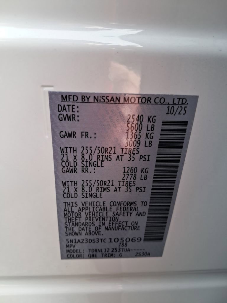 New 2026 Nissan Murano Platinum w/ Cargo Package AWD/4WD image 31