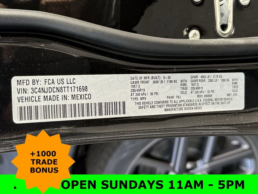 New 2026 Jeep Compass Limited w/ Sun, Sound & Navigation Group image 31