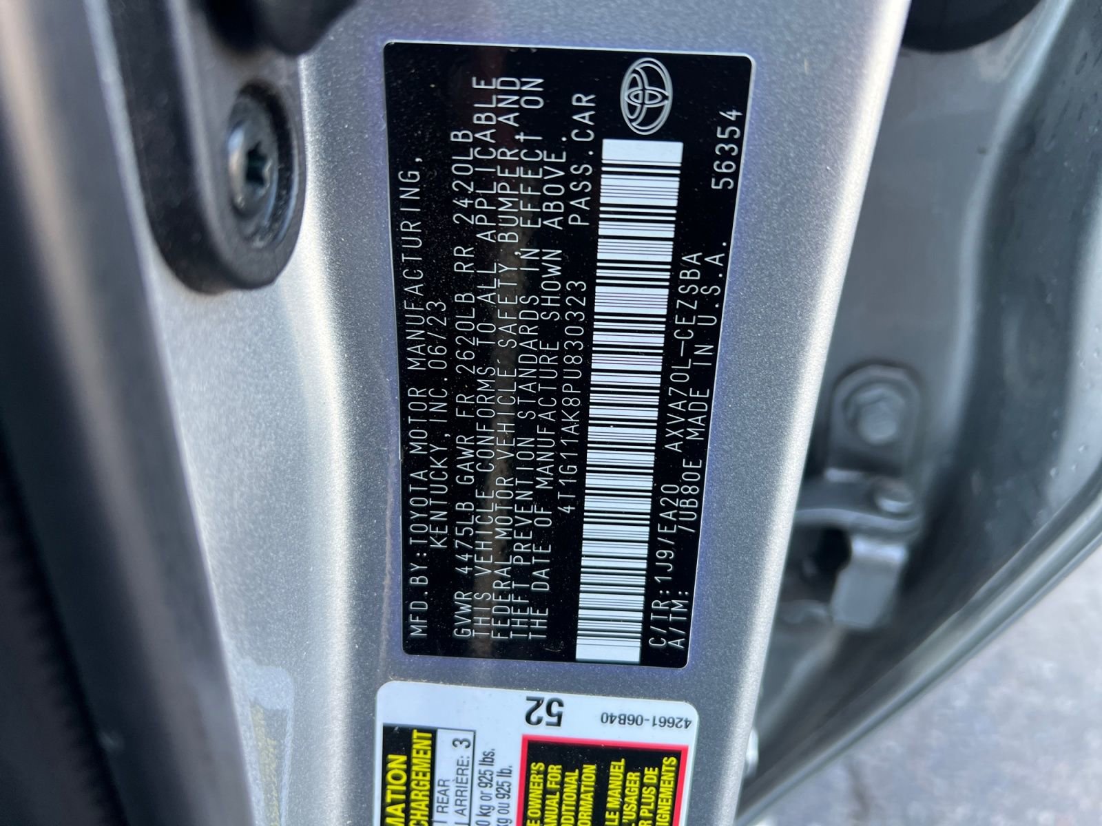 Used 2023 Toyota Camry SE w/ Protection Package (Q2) (TMS) image 36