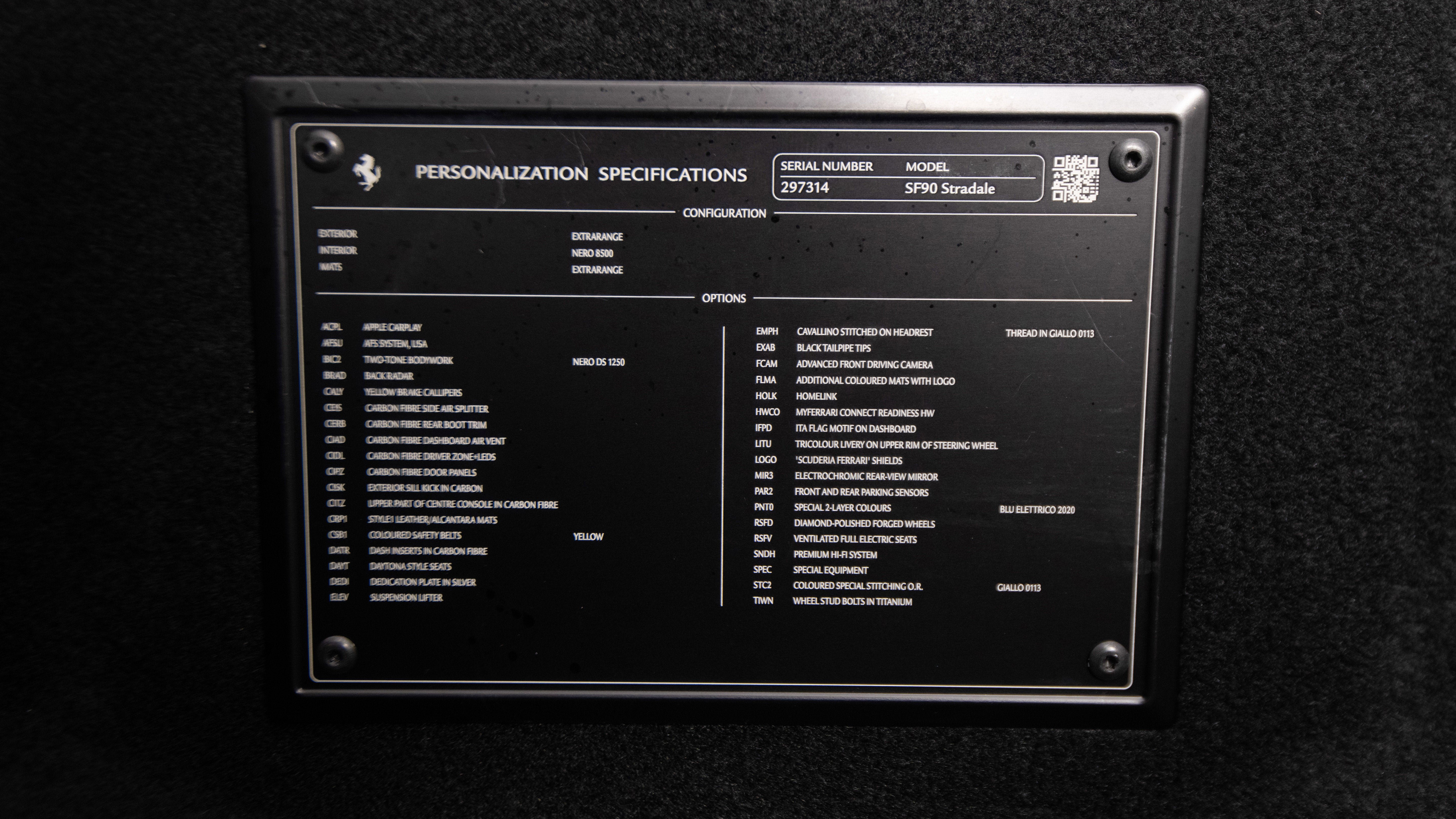 Certified 2023 Ferrari SF90 Stradale AWD/4WD image 31