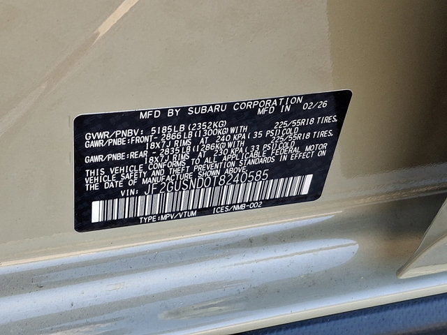 New 2026 Subaru Crosstrek 2.5i Limited AWD/4WD image 18