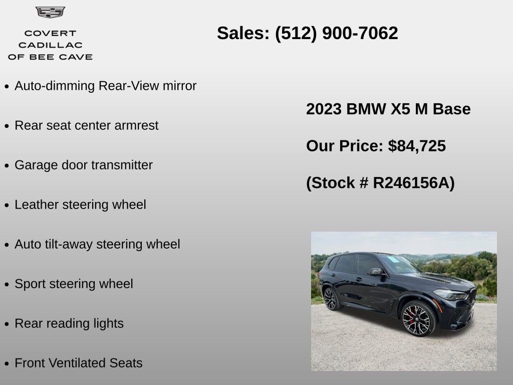 Used 2023 BMW X5 M w/ Competition Package AWD/4WD image 36