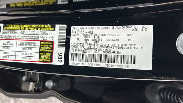 New 2026 Toyota Tacoma TRD Sport image 35