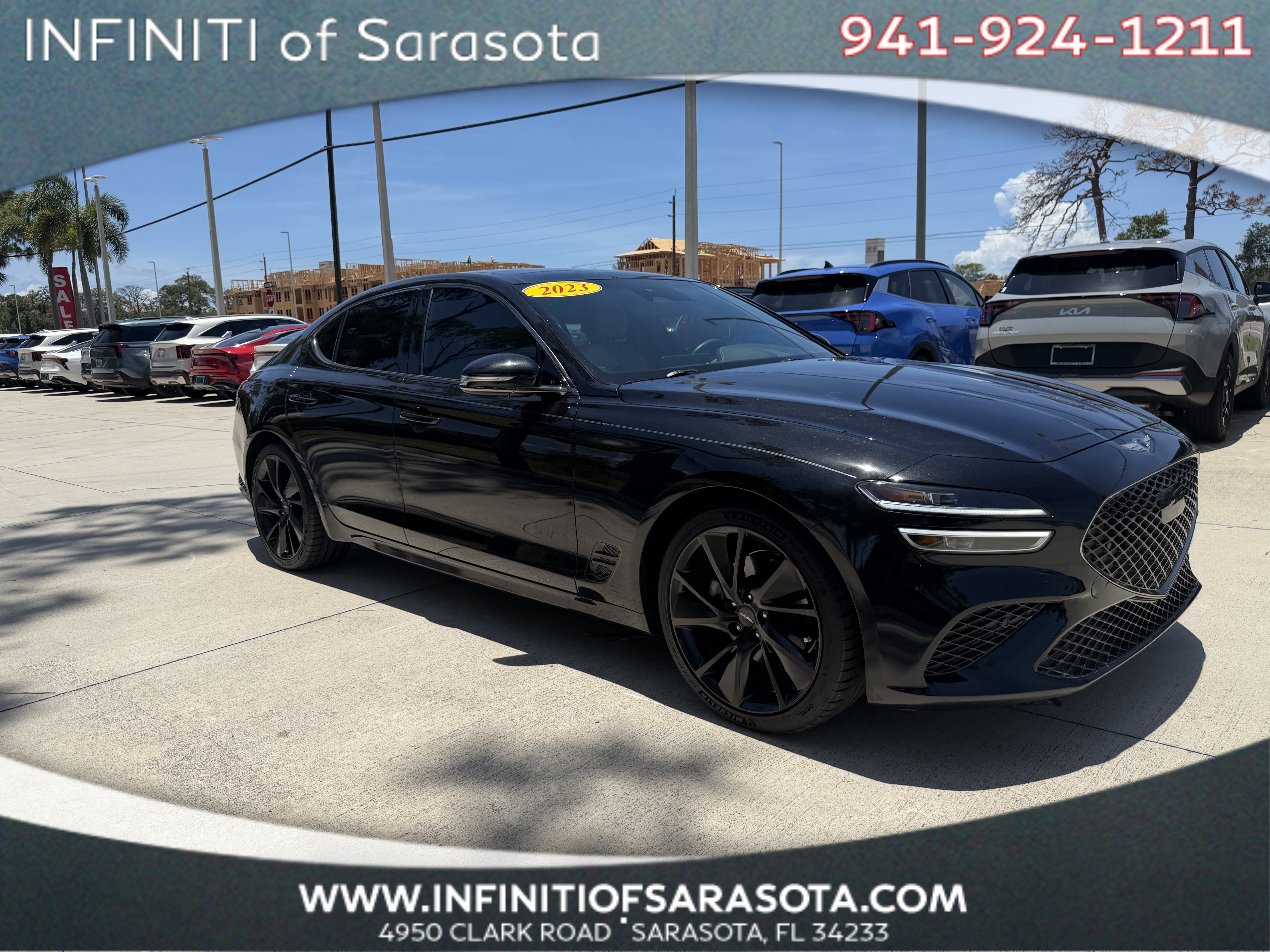 Used 2023 Genesis G70 2.0T w/ Sport Prestige Package RWD image 1