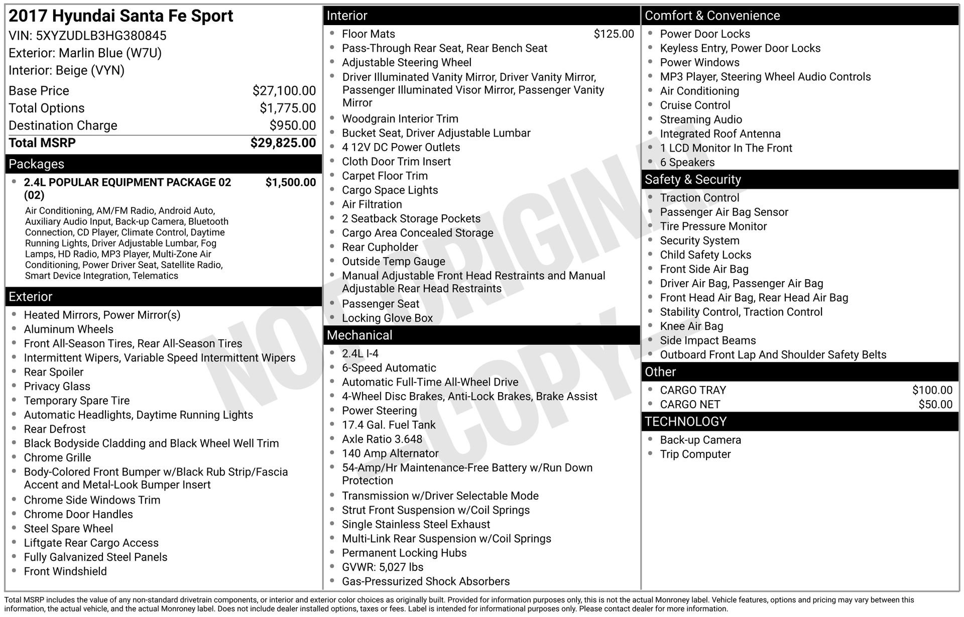 Used 2017 Hyundai Santa Fe Sport image 4