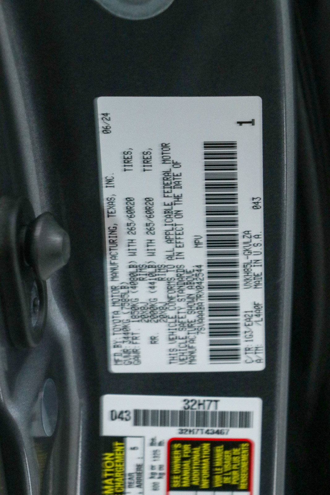 Used 2024 Toyota Sequoia Limited w/ Nightshade Package AWD/4WD image 37