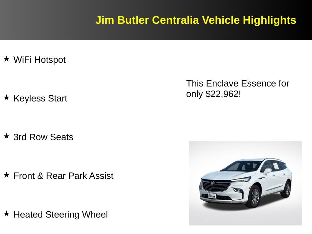 Used 2022 Buick Enclave Essence FWD image 11