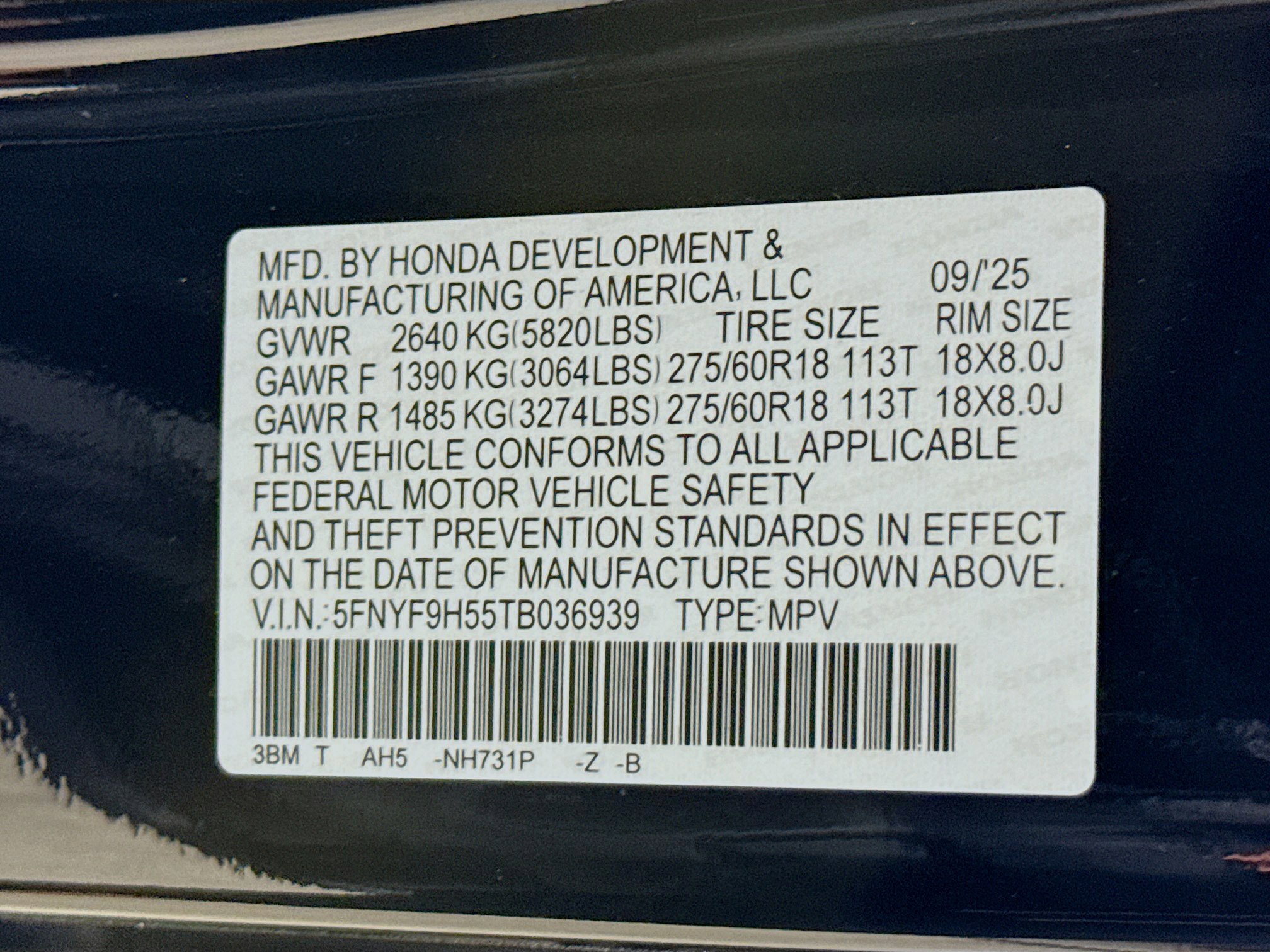 New 2026 Honda Passport TrailSport image 39