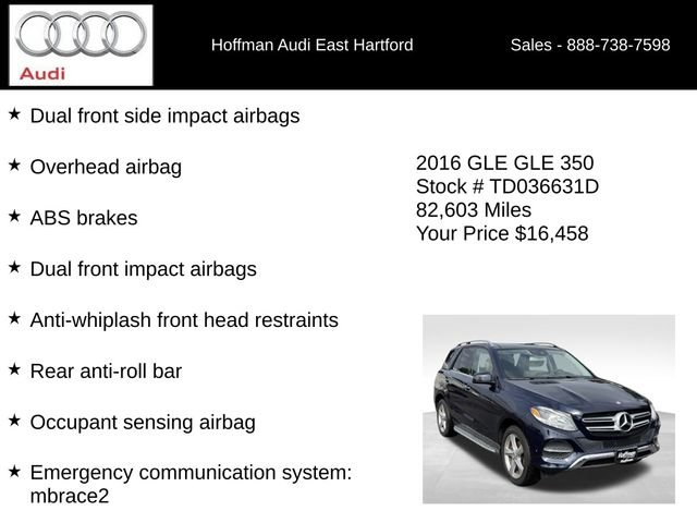 Used 2016 Mercedes-Benz GLE 350 4MATIC image 24