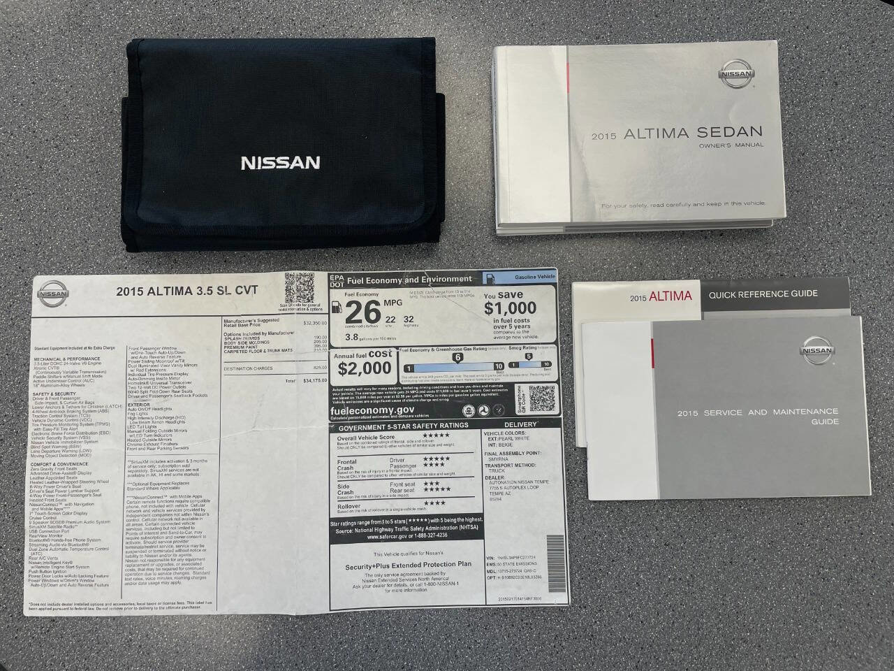 Used 2015 Nissan Altima 3.5 SL image 27