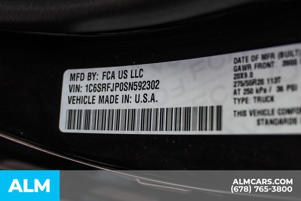 Used 2025 RAM 1500 Laramie AWD/4WD image 36