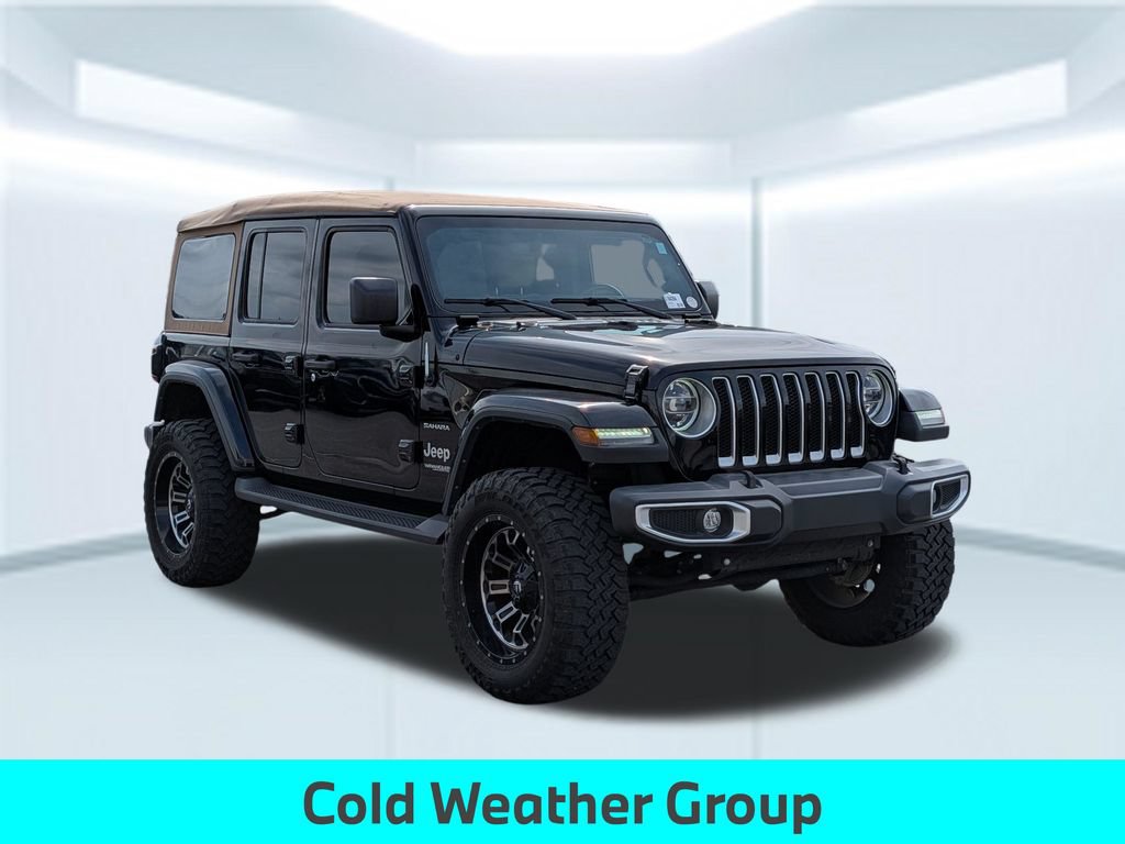 Used 2022 Jeep Wrangler Unlimited Sahara w/ LED Lighting Group AWD/4WD image 9