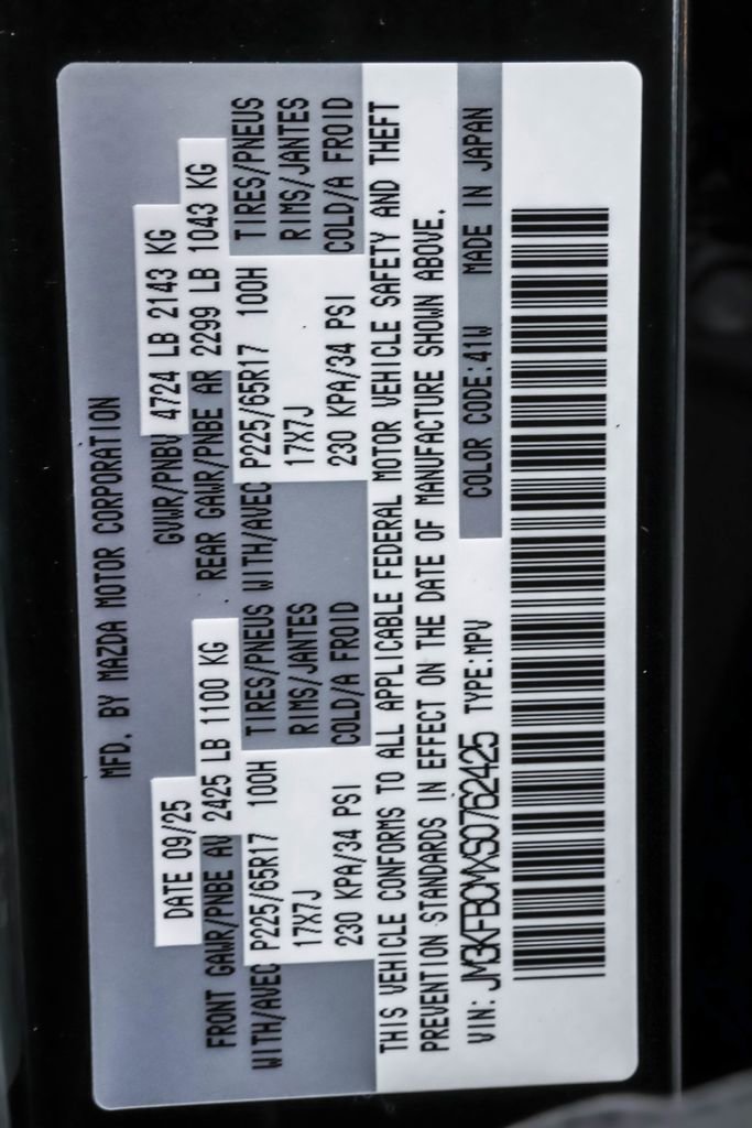 New 2025 MAZDA CX-5 AWD 2.5 S w/ Preferred Package image 46