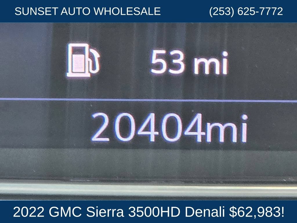 Used 2022 GMC Sierra 3500 Denali w/ Denali Ultimate Package AWD/4WD image 30