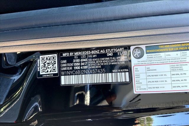 Certified 2022 Mercedes-Benz G 550 w/ Exclusive Interior Package image 29