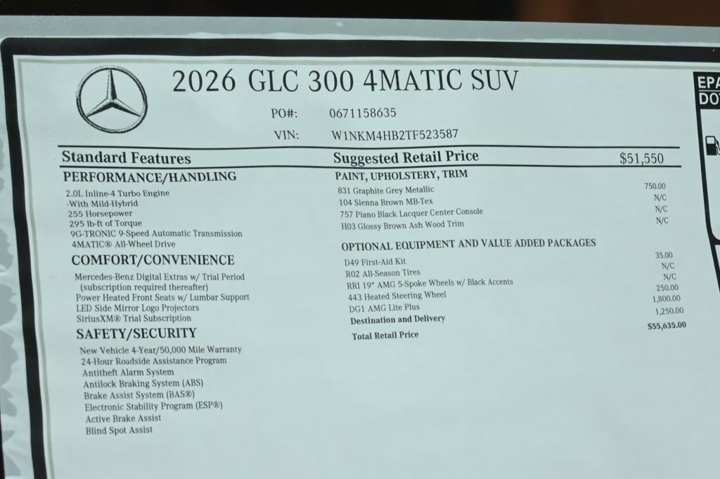 Used 2026 Mercedes-Benz GLC 300 4MATIC image 28