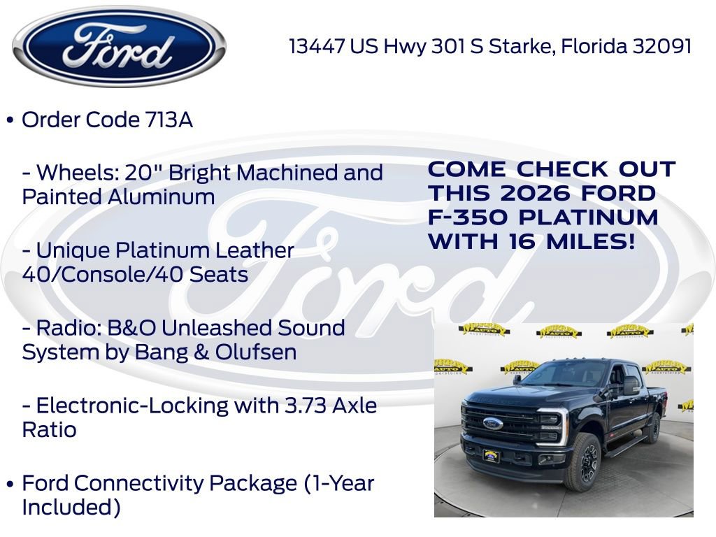 New 2026 Ford F350 Platinum image 20