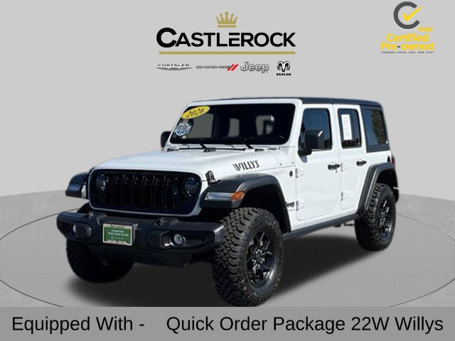 Certified 2026 Jeep Wrangler Unlimited Sport AWD/4WD image 1