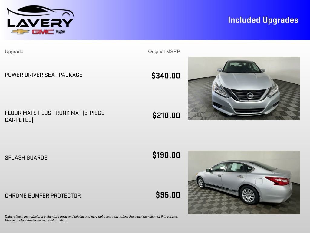 Used 2016 Nissan Altima 2.5 S w/ Power Driver Seat Package FWD image 7