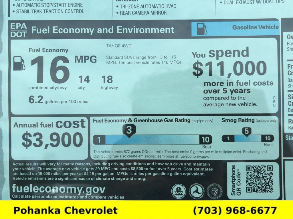 New 2026 Chevrolet Tahoe High Country AWD/4WD image 40