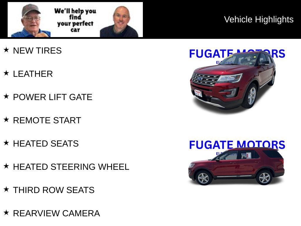 Used 2017 Ford Explorer XLT w/ Equipment Group 202A AWD/4WD image 8