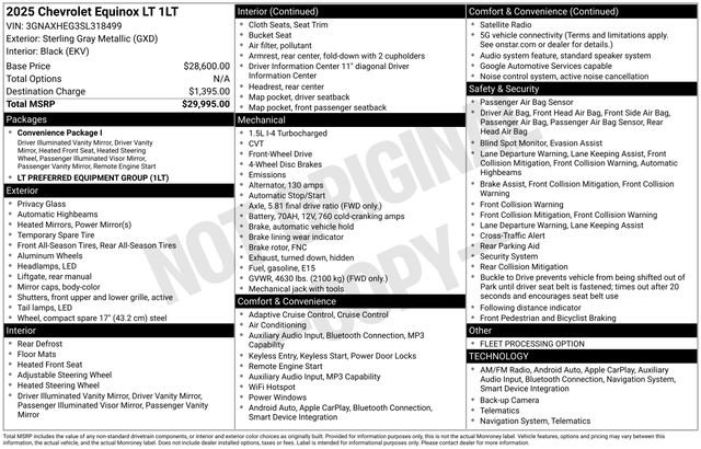 Certified 2025 Chevrolet Equinox LT FWD image 32