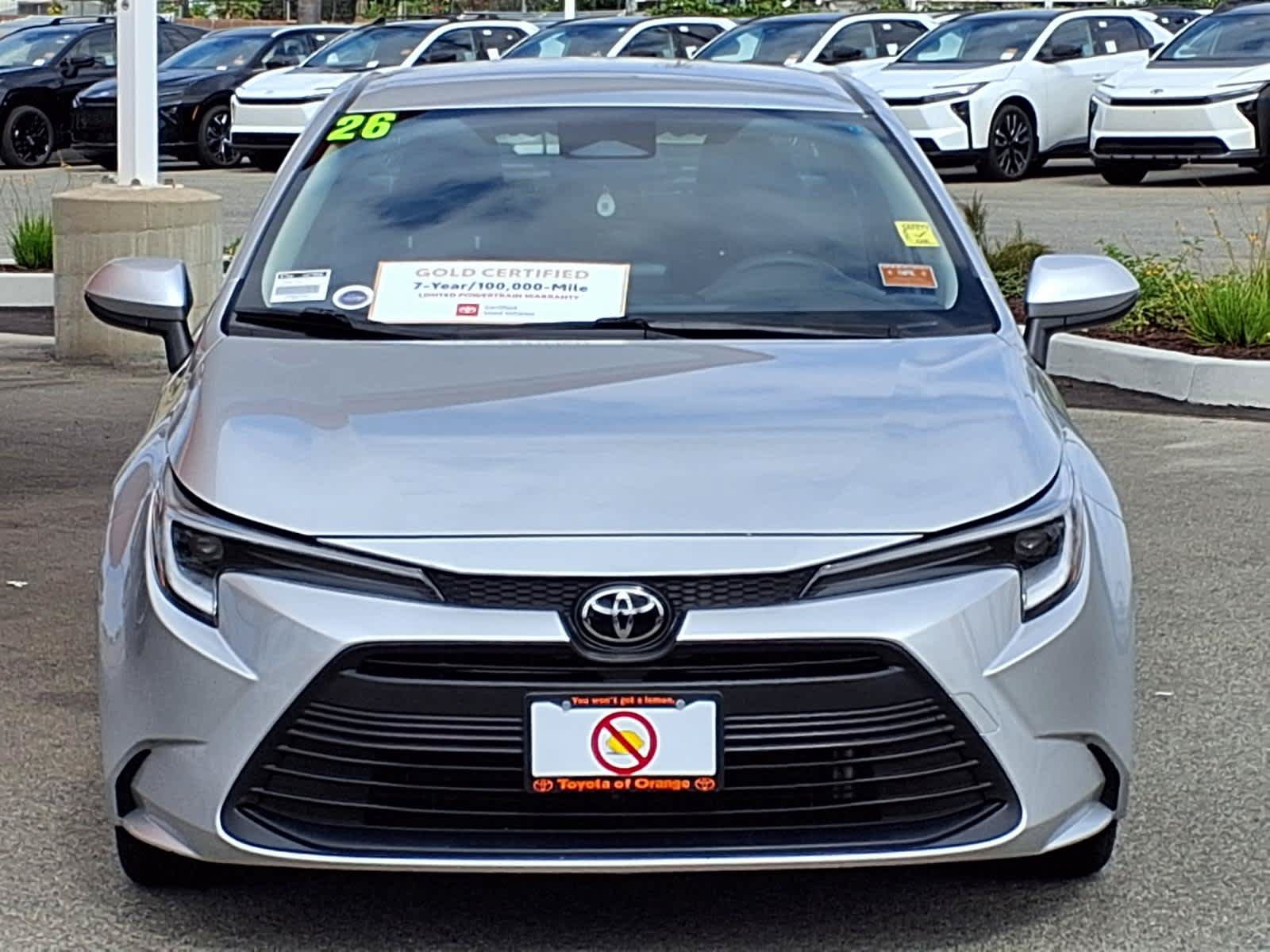 Certified 2026 Toyota Corolla LE FWD image 2