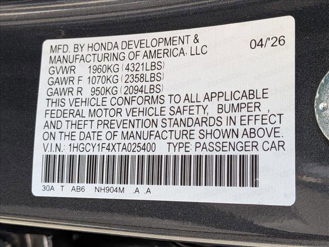 New 2026 Honda Accord SE image 19