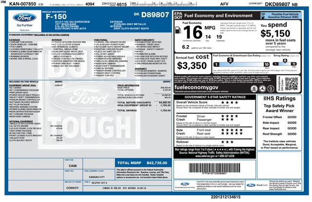 Used 2013 Ford F150 XLT w/ Luxury Equipment Group AWD/4WD image 31