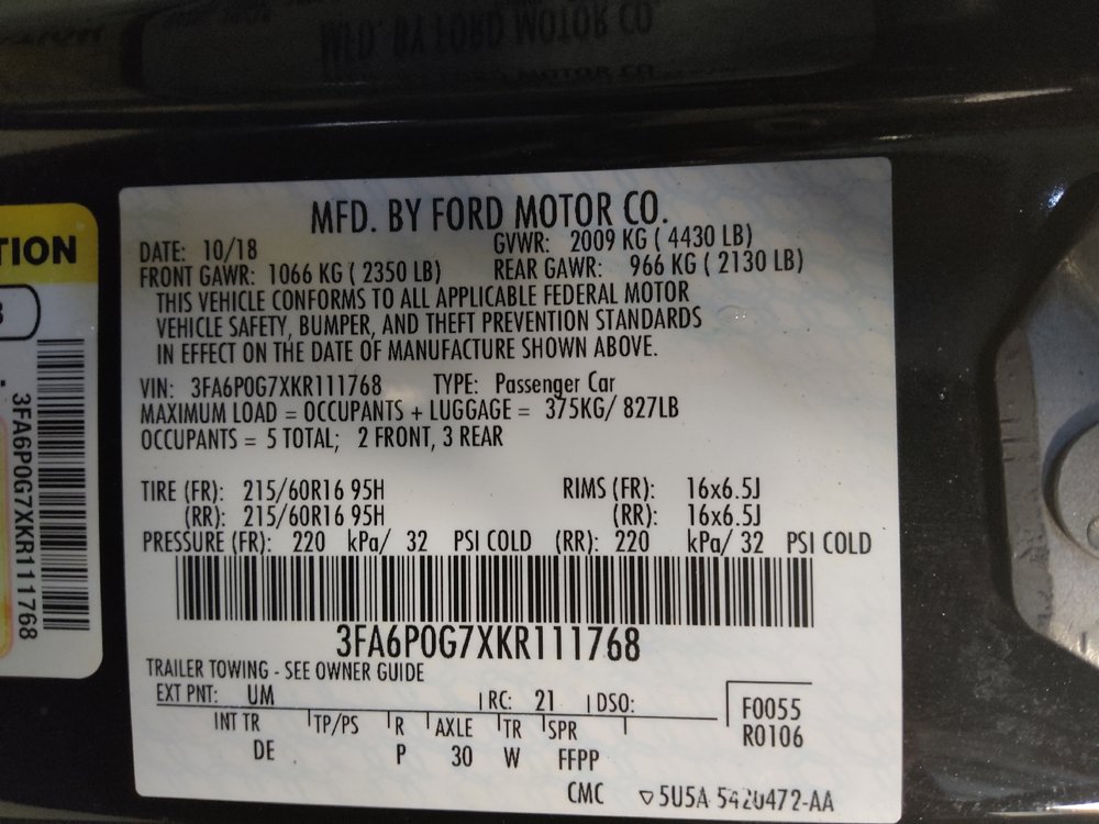 Used 2019 Ford Fusion S FWD image 33