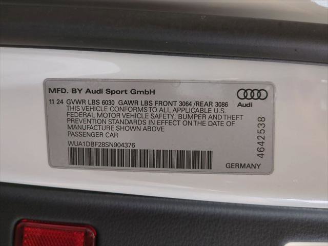 Certified 2025 Audi RS 6 performance AWD/4WD image 27