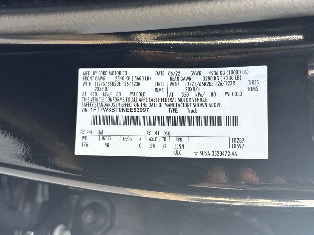 Used 2022 Ford F350 Lariat w/ Lariat Ultimate Package image 36