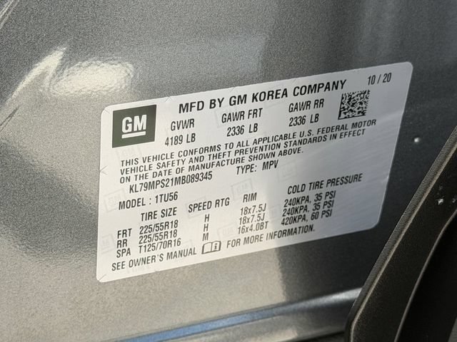 Used 2021 Chevrolet TrailBlazer LT w/ Convenience Package FWD image 34