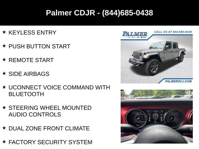 Used 2023 Jeep Gladiator Rubicon w/ LED Lighting Group AWD/4WD image 18