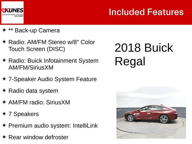 Used 2018 Buick Regal Essence w/ Driver Confidence Package #1 image 3