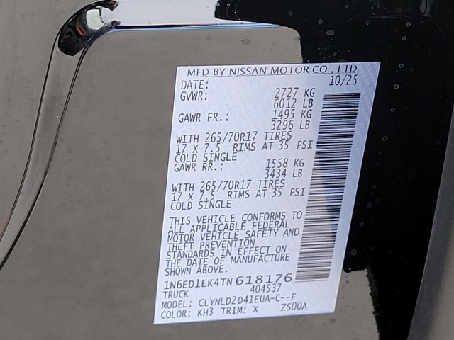 New 2026 Nissan Frontier PRO-4X image 11