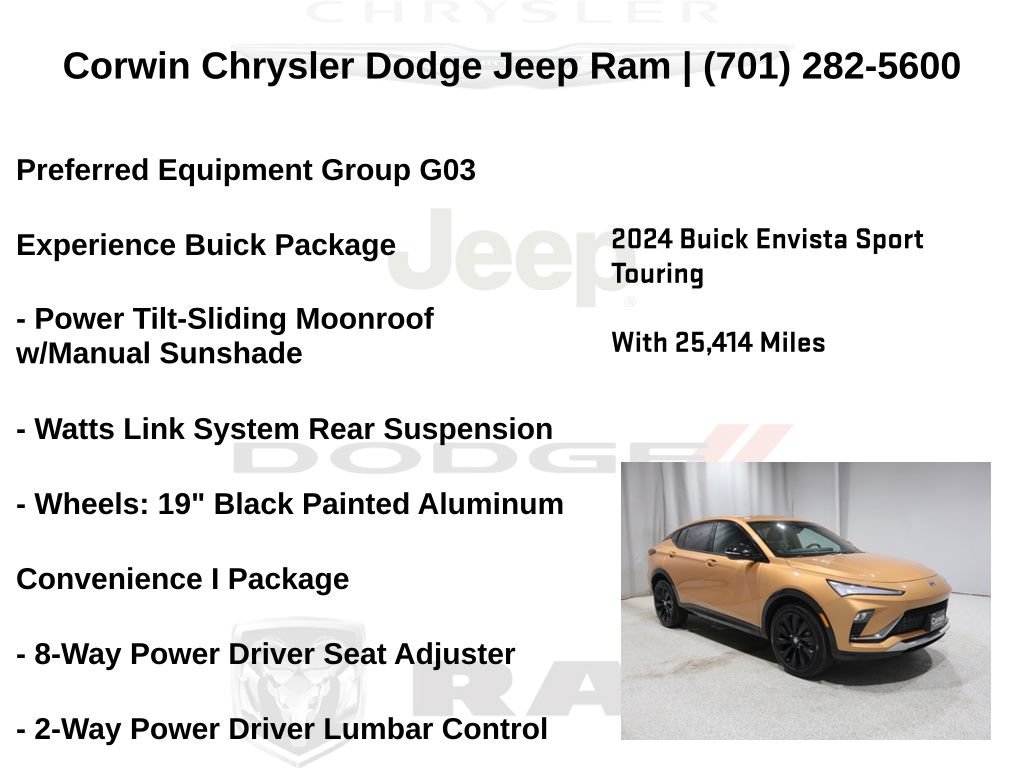 Used 2024 Buick Envista Sport Touring w/ Convenience I Package FWD image 6