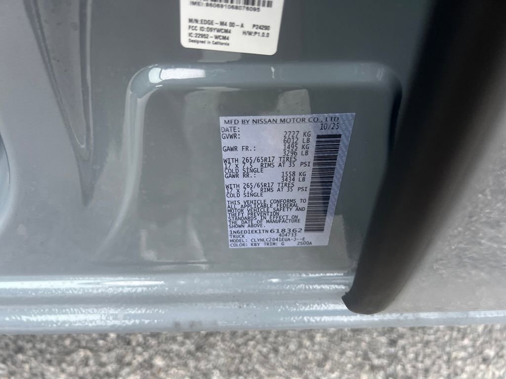 New 2026 Nissan Frontier SV w/ SV Convenience Package image 29