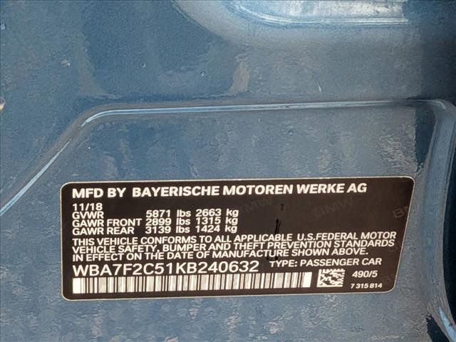 Used 2019 BMW 750i xDrive w/ Executive Package image 29