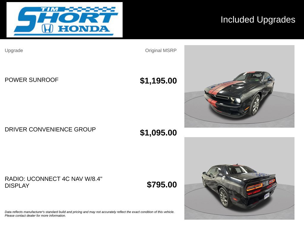 Used 2017 Dodge Challenger GT w/ Driver Convenience Group AWD/4WD image 6