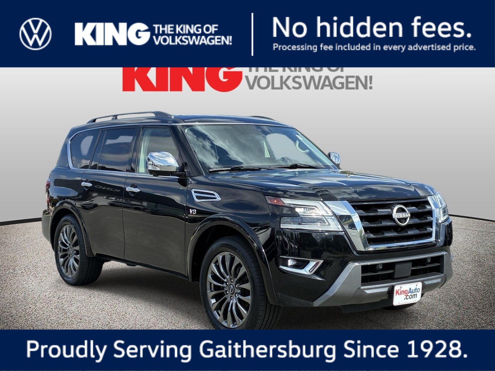 Used 2021 Nissan Armada Platinum w/ Captain's Chairs Package AWD/4WD image 1