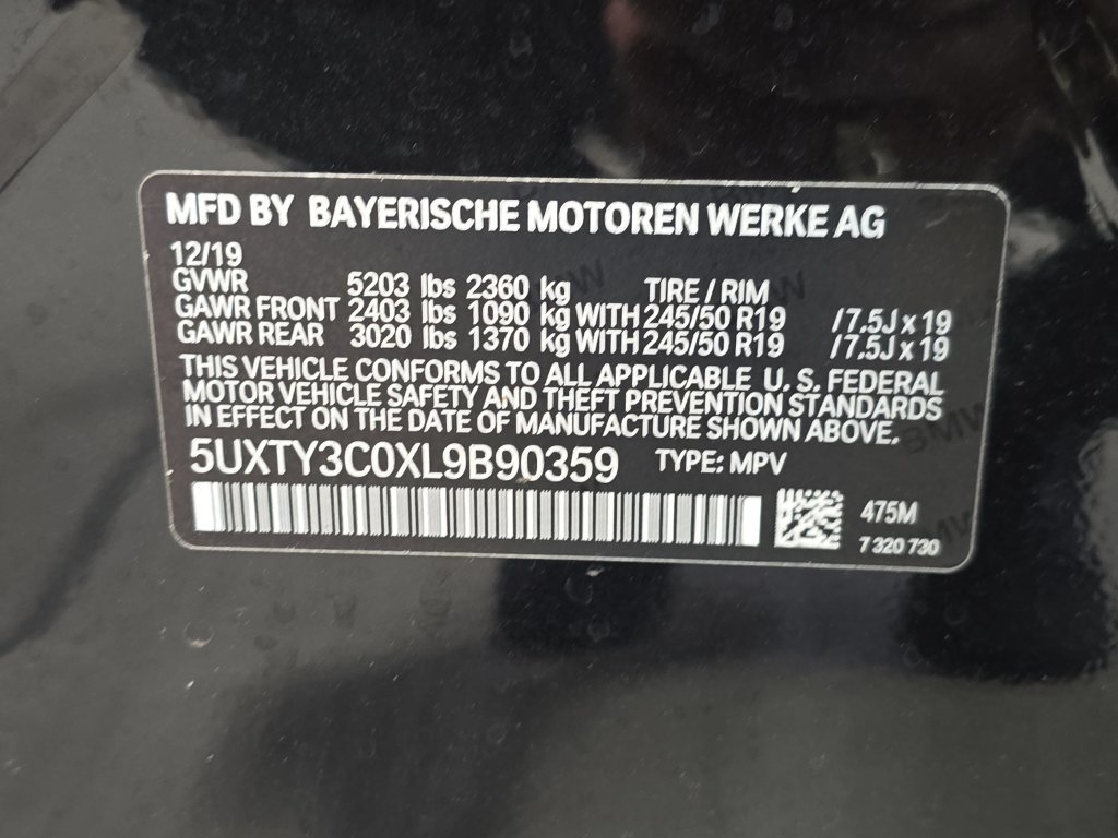 Used 2020 BMW X3 sDrive30i w/ Convenience Package RWD image 34