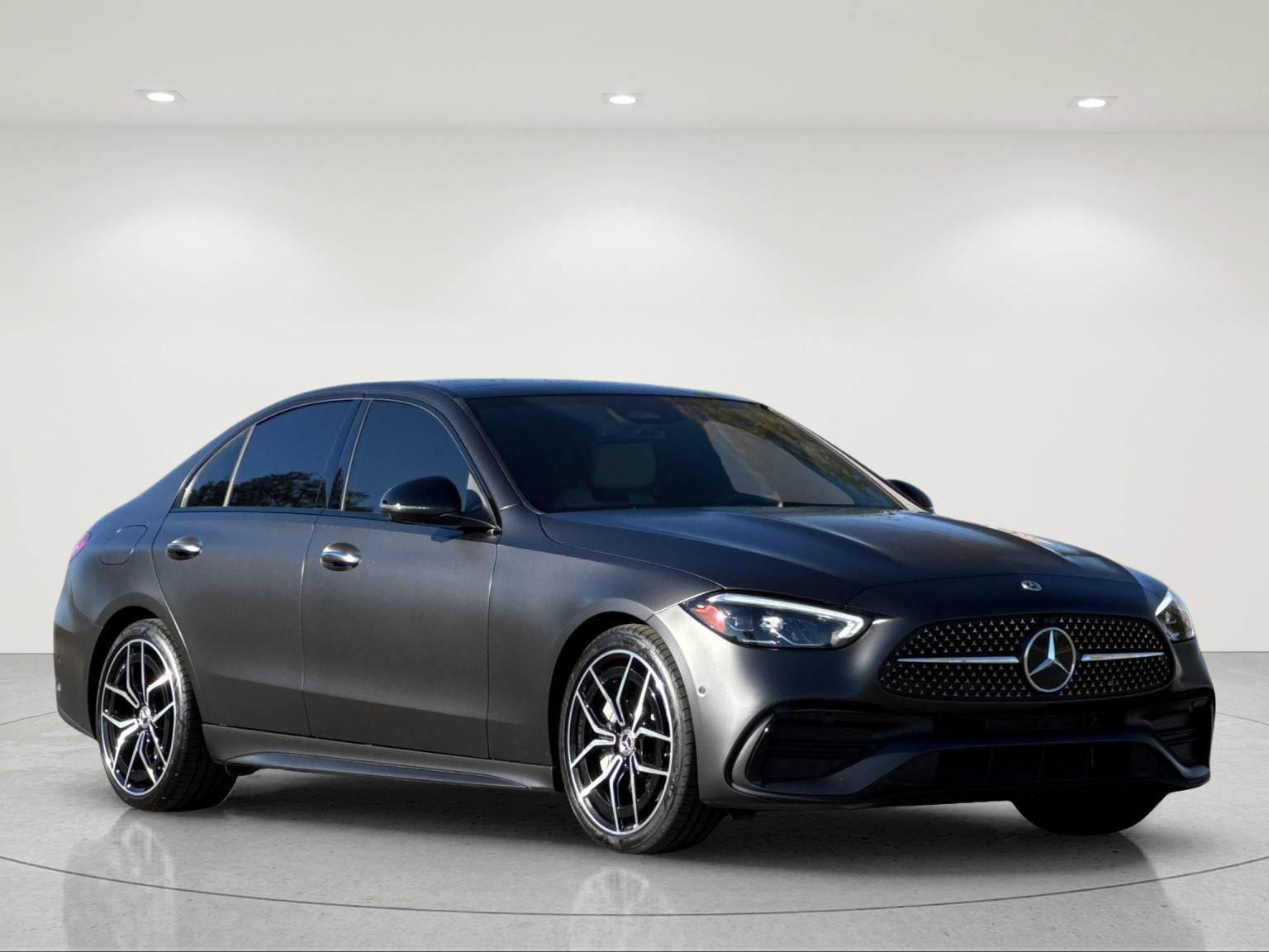 Certified 2025 Mercedes-Benz C 300 Sedan w/ AMG Line w/ Night Package image 8