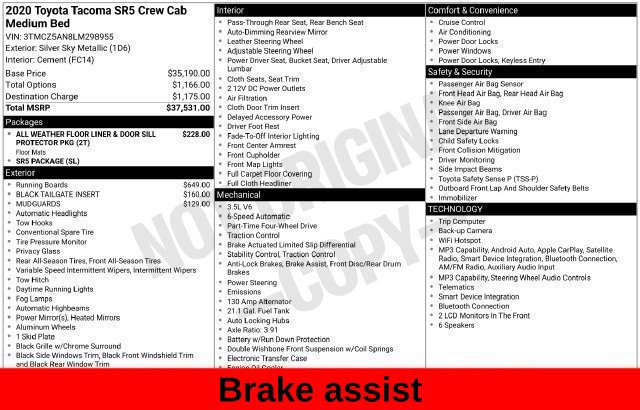 Used 2020 Toyota Tacoma SR5 AWD/4WD image 35