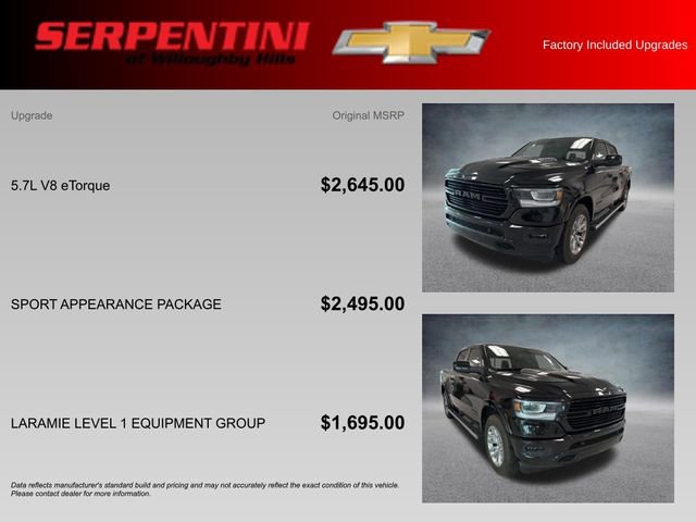 Used 2019 RAM 1500 Laramie w/ Sport Appearance Package AWD/4WD image 4
