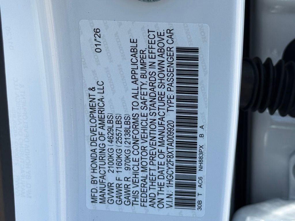New 2026 Honda Accord Touring image 27
