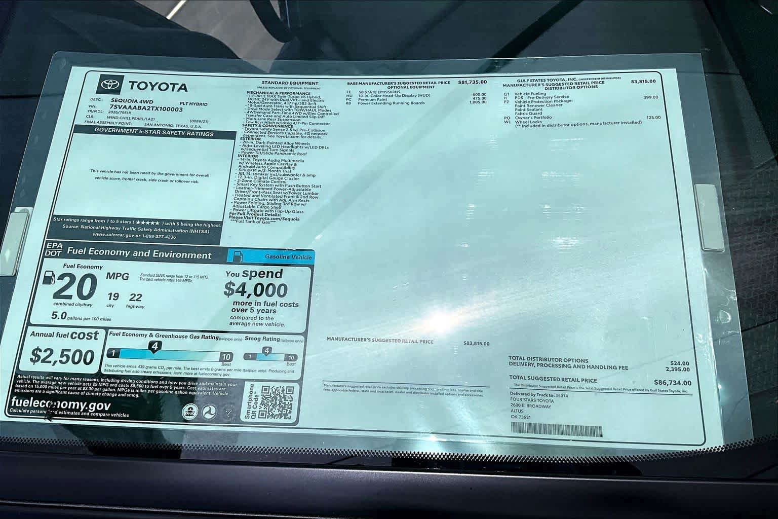 New 2026 Toyota Sequoia Platinum AWD/4WD image 18